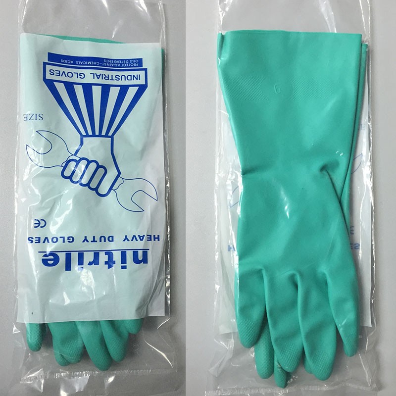 8Pieces/4 Pairs Oil-proof Long - Nitrile Mechanic Glove recension och pris