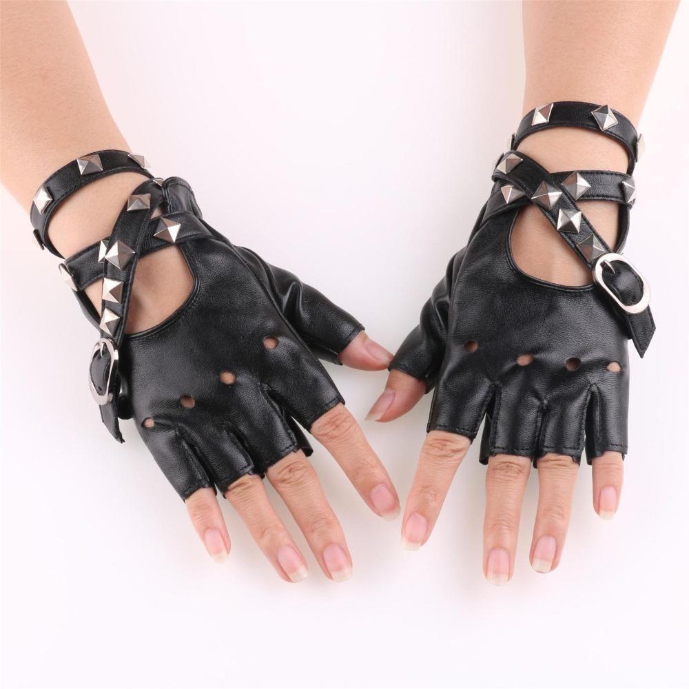 Unisex Fingerless Driving PU L - Leather Driving Glove recension och pris