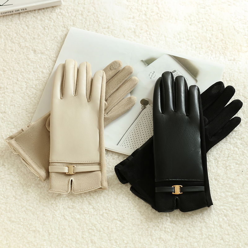 1 Pair of Gloves for Women in  - Leather Driving Glove recension och pris