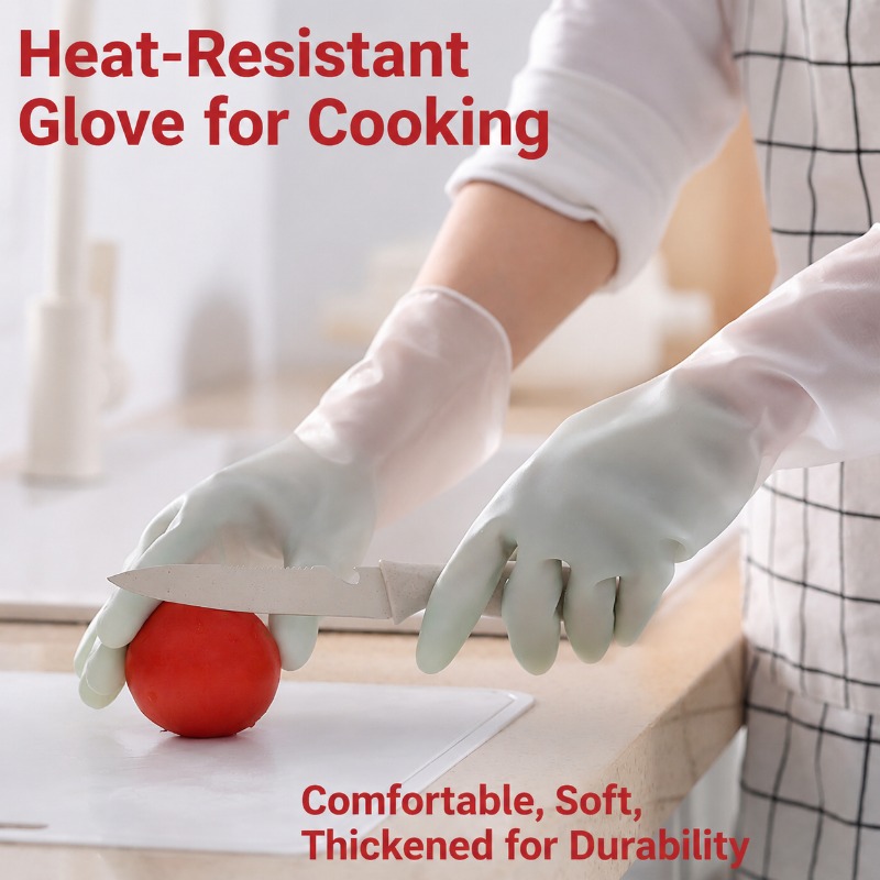 PVC Double Color Dishwashing G - Dish Glove Rubber recension och pris