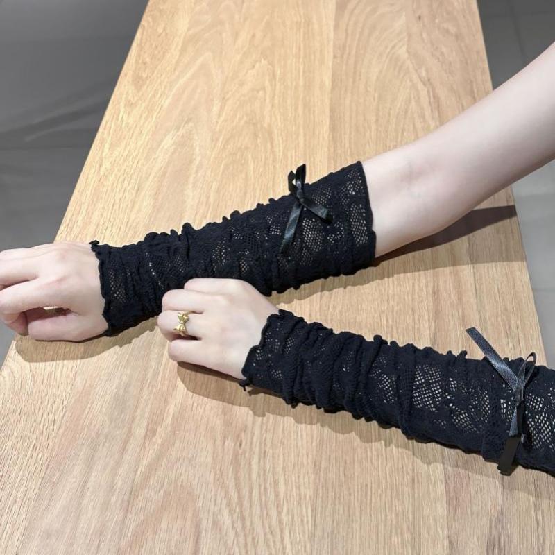 Women Gothic Mesh Fingerless G - Fingerless Glove Knit recension och pris