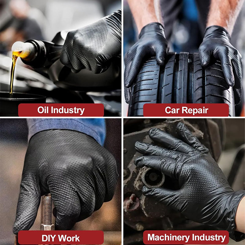 Extra Thick 8 Mil  Heavy Duty  - Nitrile Mechanic Glove recension och pris
