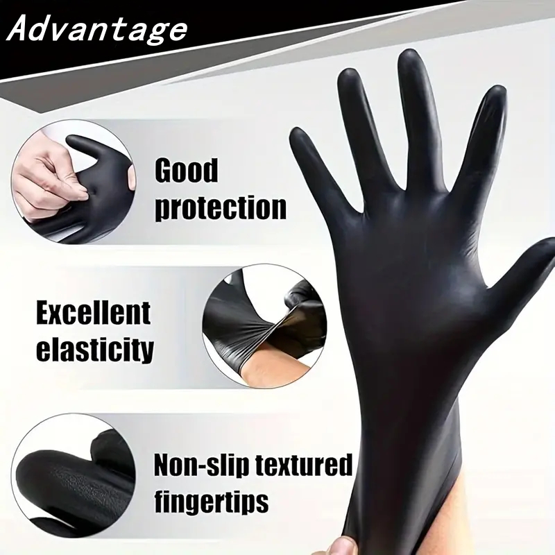 20PCS Black Disposable Nitrile - Nitrile Mechanic Glove recension och pris