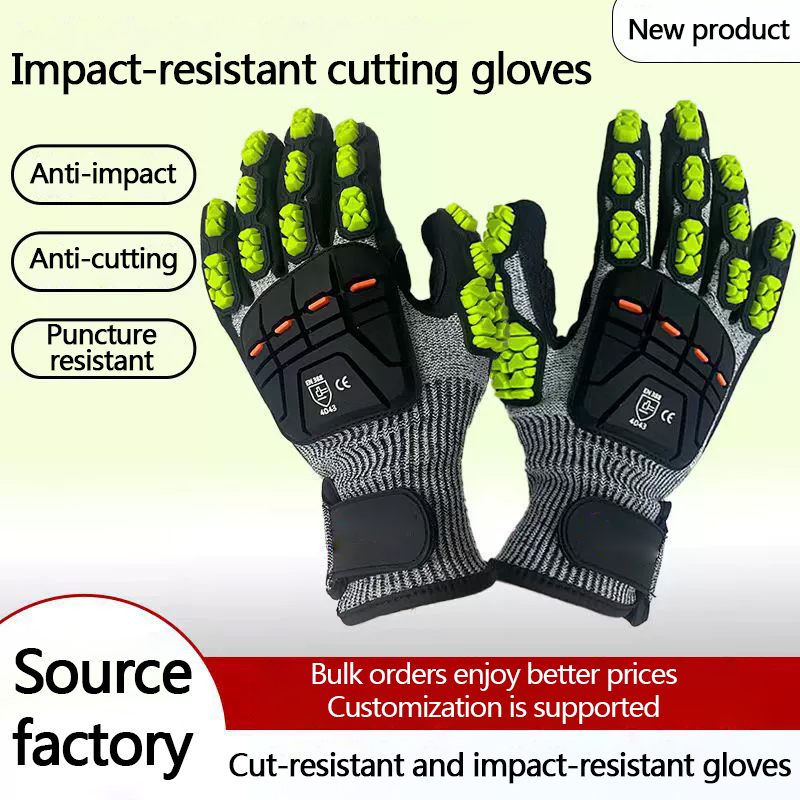 HPPE anti-cutting gloves, TPR  - Cut Resistant Glove recension och pris
