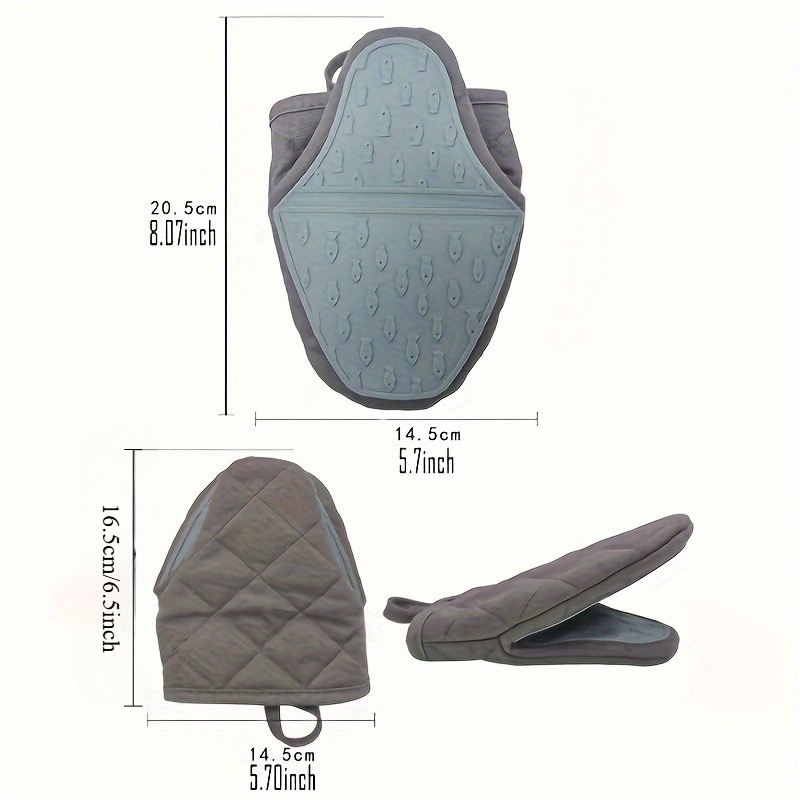 2pcs Silicone Pads | Ergonomic - Oven Mitt Silicone recension och pris