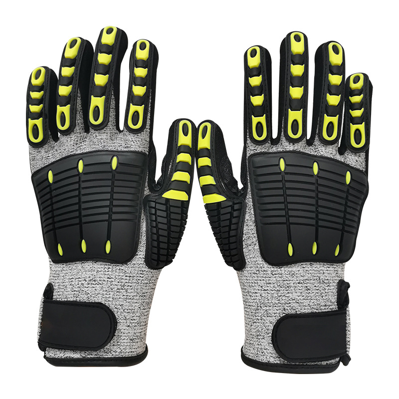 Anti Vibration Gloves SBR Padd - Work Glove Impact recension och pris