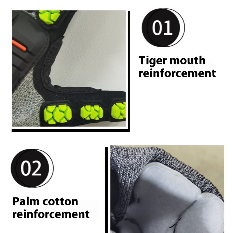 New TPR Mechanical Anti-Impact - Work Glove Impact recension och pris