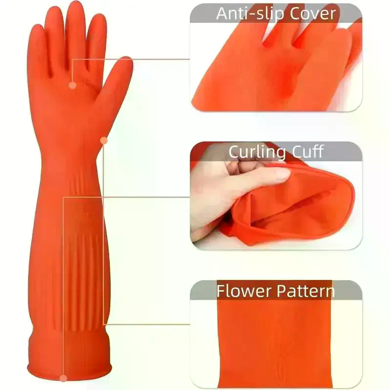 Long Reusable Rubber Dishwashi - Dish Glove Rubber recension och pris